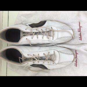 Ferragamo Men’s leather sneakers